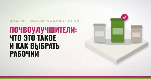 Почвоулучшители: что это такое и как выбрать рабочий — иллюстрация к статье блога АГРОВИТ-КОР